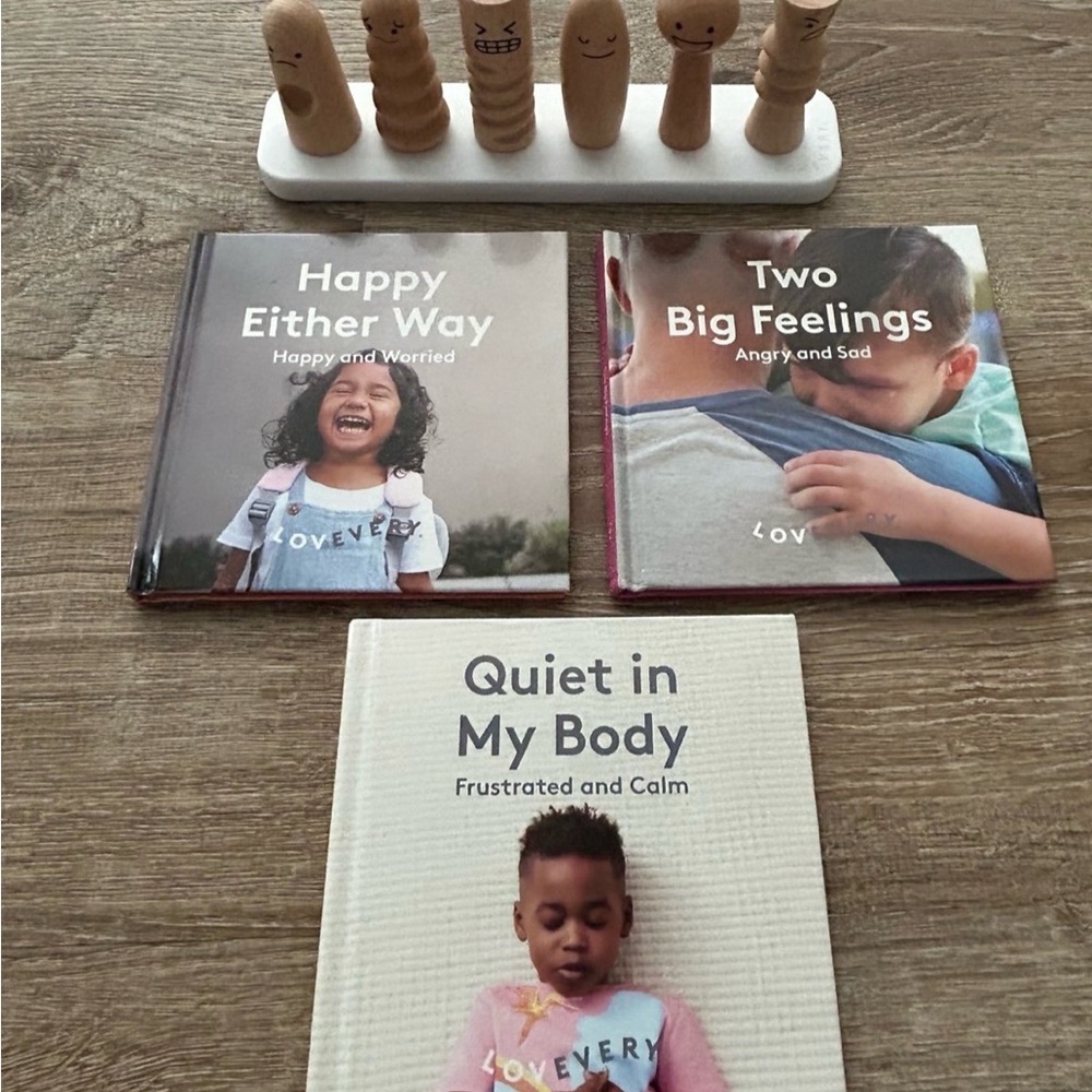 Lovevery Emotion Book and Doll Set